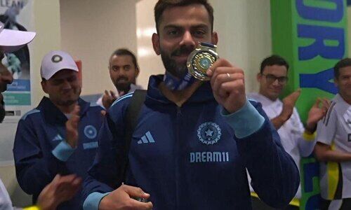 Champions Trophy: Virat Kohli bags Fielder of the Match medal after win over NZ