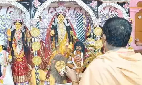 Agartala’s Durga Bari hosts traditional Basanti Puja with unique rituals