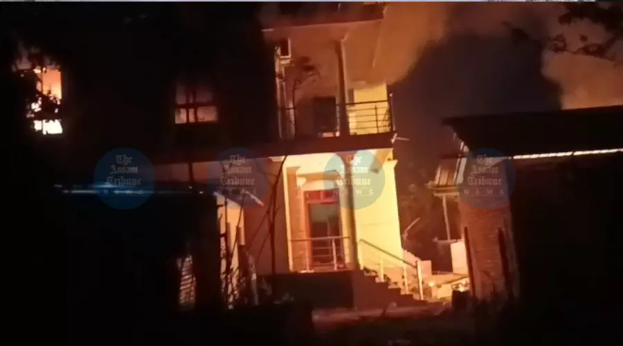 Prohibitory orders in Manipurs Lilong after mob torches BJP minority leader’s house