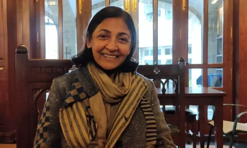 Nothing like painting on canvas: Deepti Naval brushes off AI at Shillong art camp