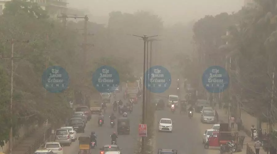 Choked city: Guwahati’s breathless battle with dust & development Choked city: Guwahati’s breathless battle with dust & development