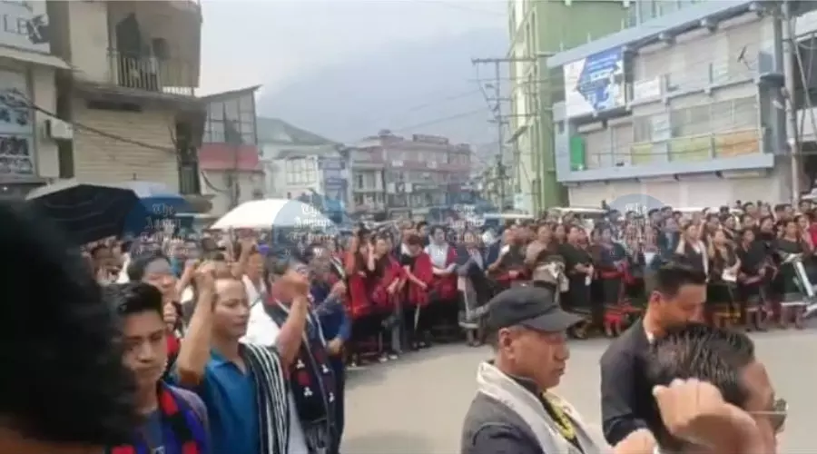 Naga civil bodies rally against Indo-Myanmar border fencing, FMR restoration