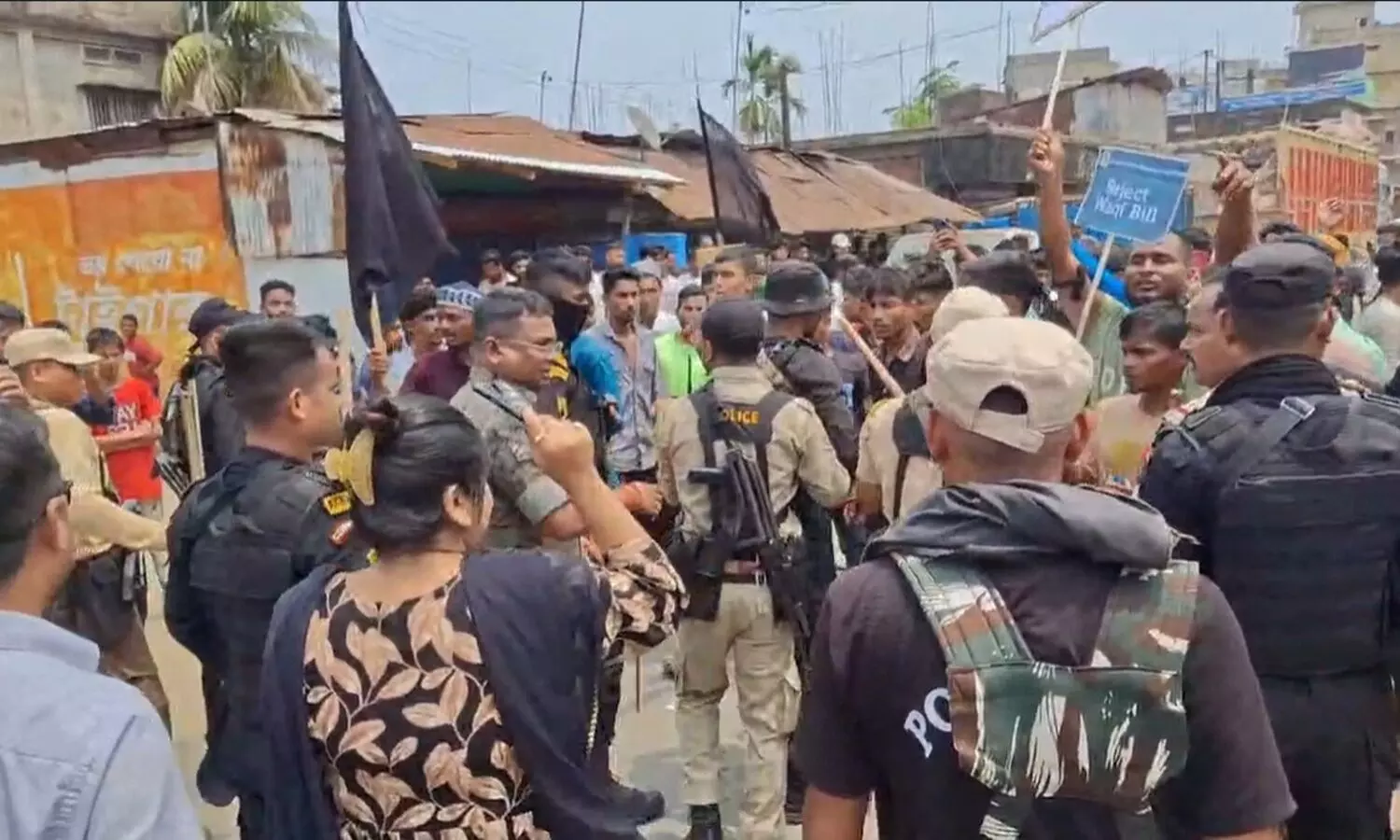 Prohibitory orders imposed in Cachar after unlawful protest turns violent