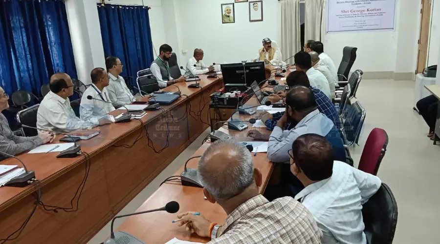 Union MoS George Kurian reviews schemes in Goalpara, promotes rural livelihood initiatives Union MoS George Kurian reviews schemes in Goalpara, promotes rural livelihood initiatives