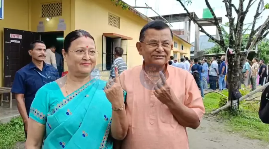 Polling begins for Panchayat elections, Prashant Phukan confident of BJP sweep Polling begins for Panchayat elections, Prashant Phukan confident of BJP sweep