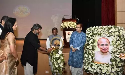 Author Akshat Gupta Delivers Powerful Lecture At 10th Prof Sarat Mahanta Lecture