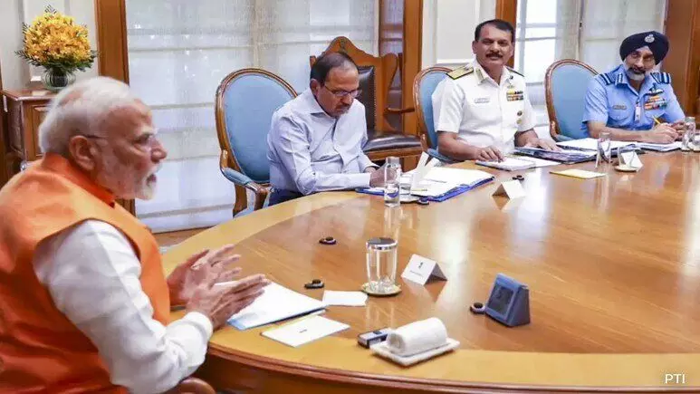 After Chief of Naval staff, IAF Chief meets PM Modi amid rising tensions with Pakistan After Chief of Naval staff, IAF Chief meets PM Modi amid rising tensions with Pakistan