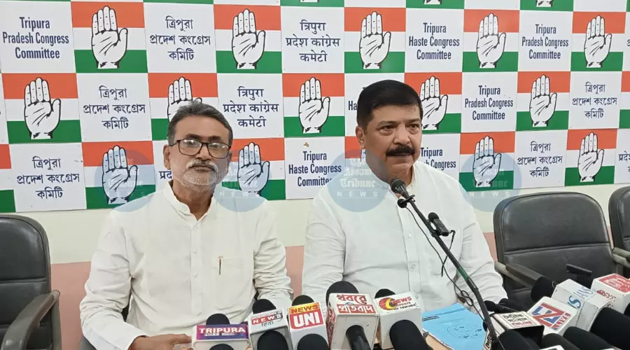 Centre betrayed national sentiment by rushing into ceasefire: Tripura Congress Centre betrayed national sentiment by rushing into ceasefire: Tripura Congress