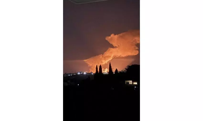 Israel strikes military sites in Syrias coastal provinces Israel strikes military sites in Syrias coastal provinces