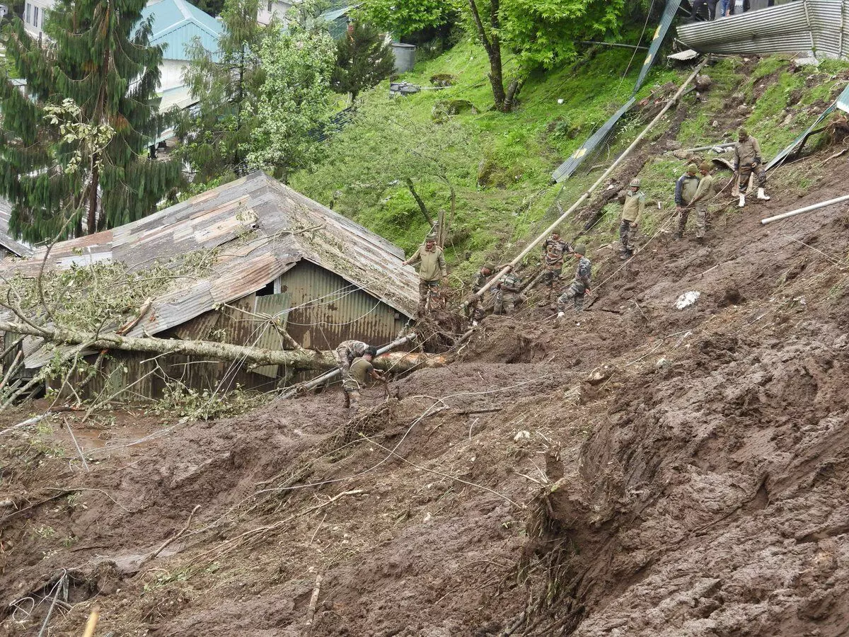 Three soldiers dead, six missing after landslide hits Army camp in Sikkim Three soldiers dead, six missing after landslide hits Army camp in Sikkim