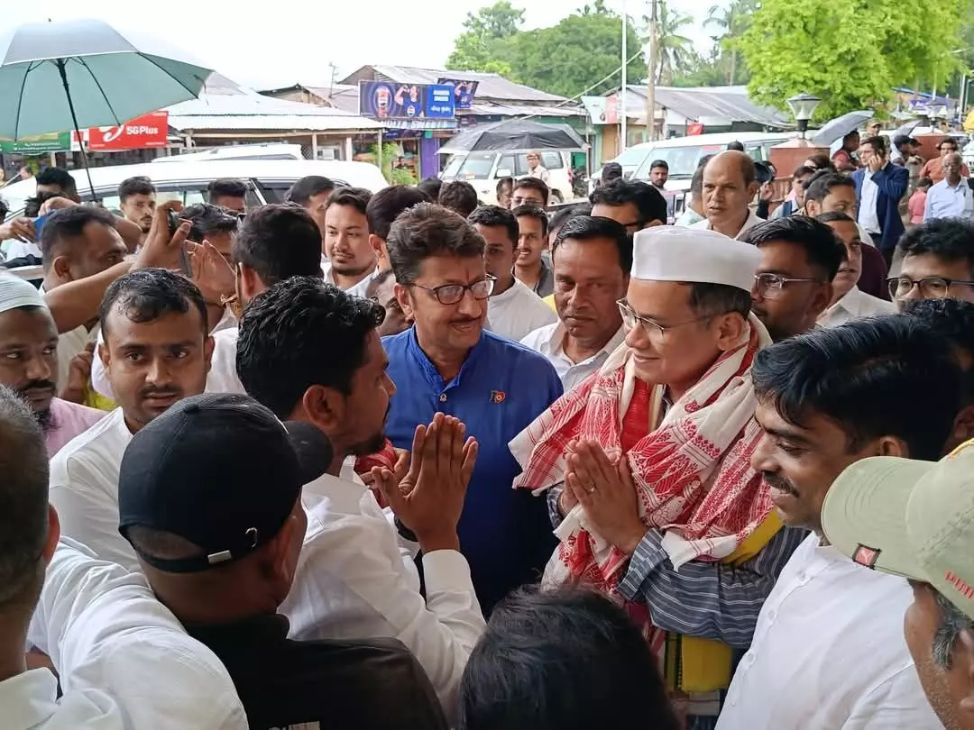 On first visit as APCC chief to Cachar, Gaurav raps BJP over flood relief On first visit as APCC chief to Cachar, Gaurav raps BJP over flood relief