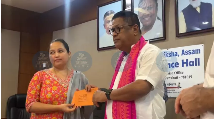 Assam govt disburses Rs 5L aid to families of 13 deceased contractual teachers Assam govt disburses Rs 5L aid to families of 13 deceased contractual teachers