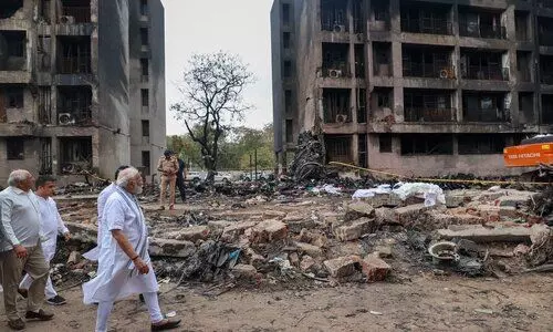 PM Modi reviews Air India crash site in Ahmedabad, meets lone survivor, injured students
