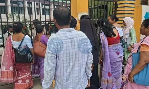 Unpaid since March, SSA education volunteers stage protest in Guwahati