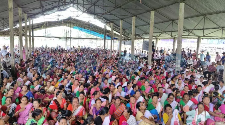‘Our land, our right’: Barduar Bagan residents demand scrapping of proposed township ‘Our land, our right’: Barduar Bagan residents demand scrapping of proposed township