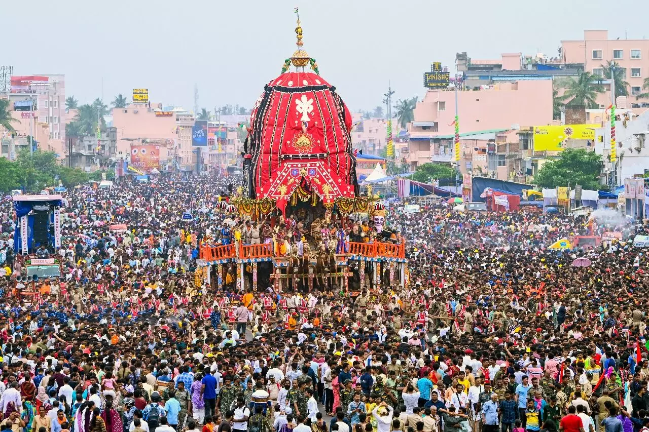 Puri Rath Yatra turns tragic as stampede kills three, leaves 50 injured Puri Rath Yatra turns tragic as stampede kills three, leaves 50 injured