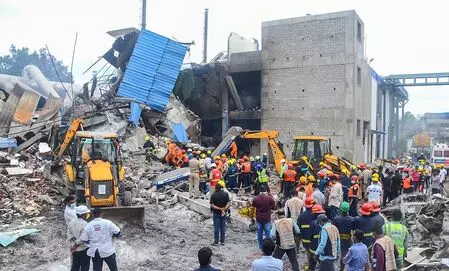 Telangana pharma unit blast: Search continues for 13 missing workers Telangana pharma unit blast: Search continues for 13 missing workers