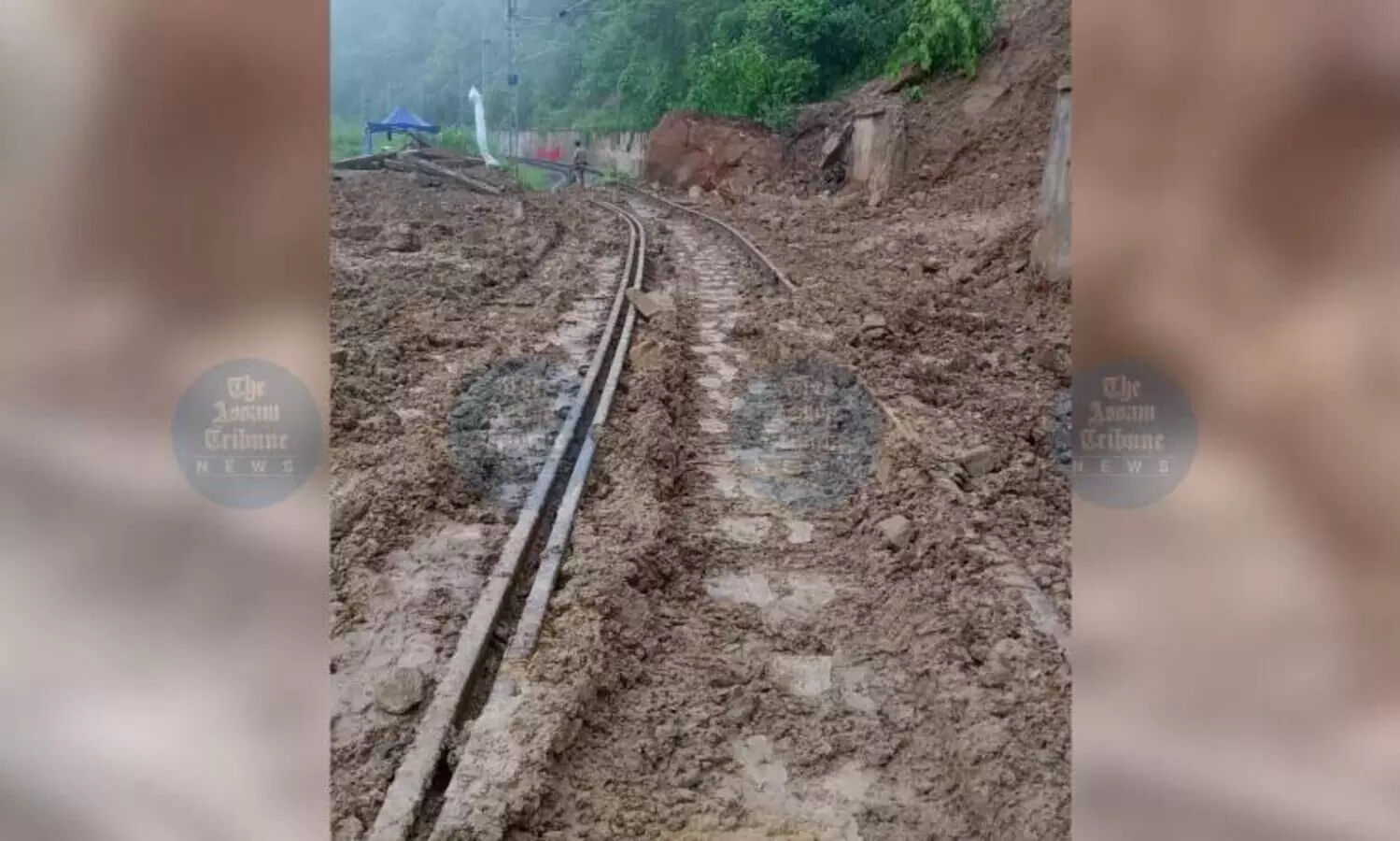 Restoration underway after fresh landslide disrupts Lumding–Badarpur rail line Restoration underway after fresh landslide disrupts Lumding–Badarpur rail line