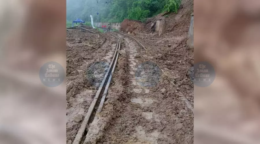 Train services crippled in Northeast as landslide blocks Lumding–Badarpur tracks Train services crippled in Northeast as landslide blocks Lumding–Badarpur tracks