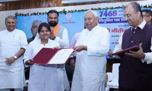 CM Nitish Kumar distributes appointment letters to 7,468 ANMs