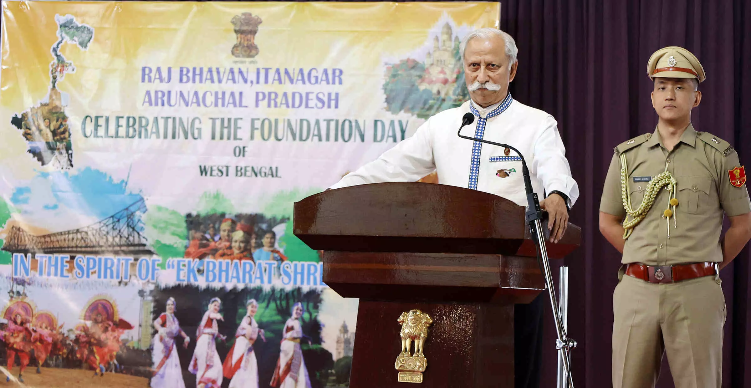 EAC Chief, Arunachal Governor discuss defence readiness, disaster preparedness