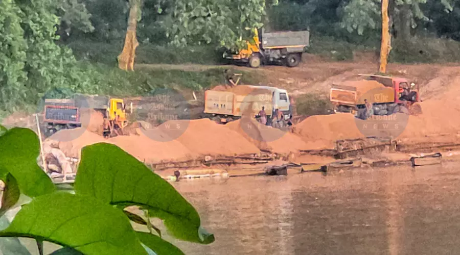 Despite court orders, alleged illegal mining in Kulsi River threatens ecology Despite court orders, alleged illegal mining in Kulsi River threatens ecology