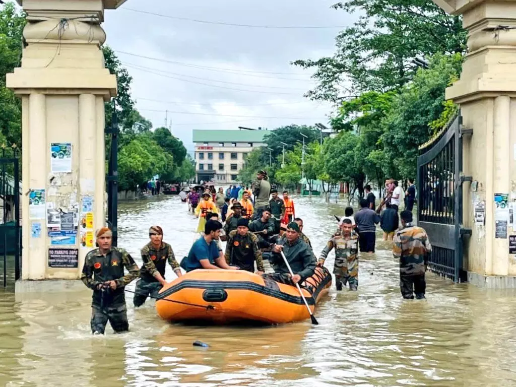 Army rescues 3,820 people in flood-hit Northeast under Operation Jal Rahat-2