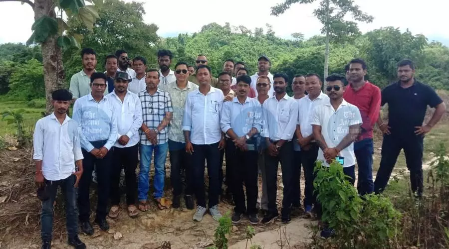 Student body alleges encroachment in Jorhats Dissoi forest by Nagaland residents Student body alleges encroachment in Jorhats Dissoi forest by Nagaland residents