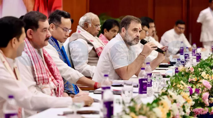 ‘Rahul said I’ll be jailed’: CM alleges as Congress holds closed-door Guwahati meet