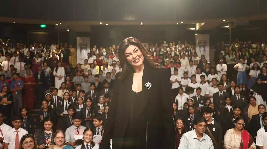 Sushmita Sen inspires youth to embrace self-worth and acceptance at leadership event