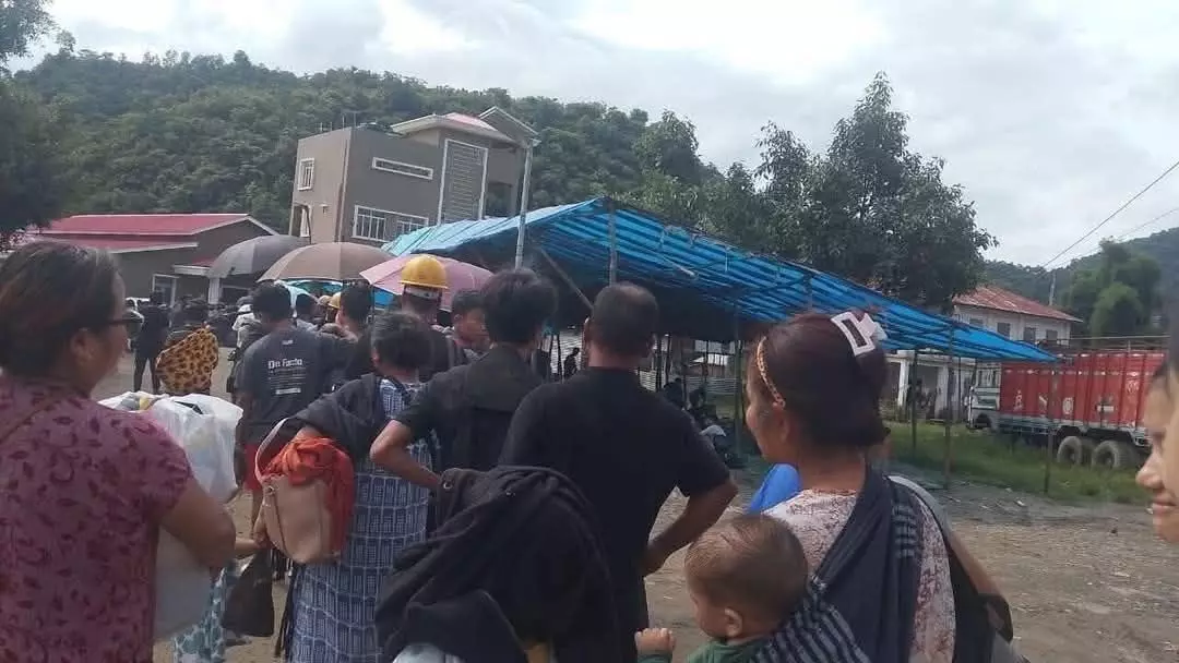 Over 2,900 Myanmar refugees return home from Mizoram’s Zokhawthar