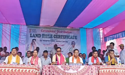BTC distributes land pattas to 862 families in Chirang, targets 14,000 by August