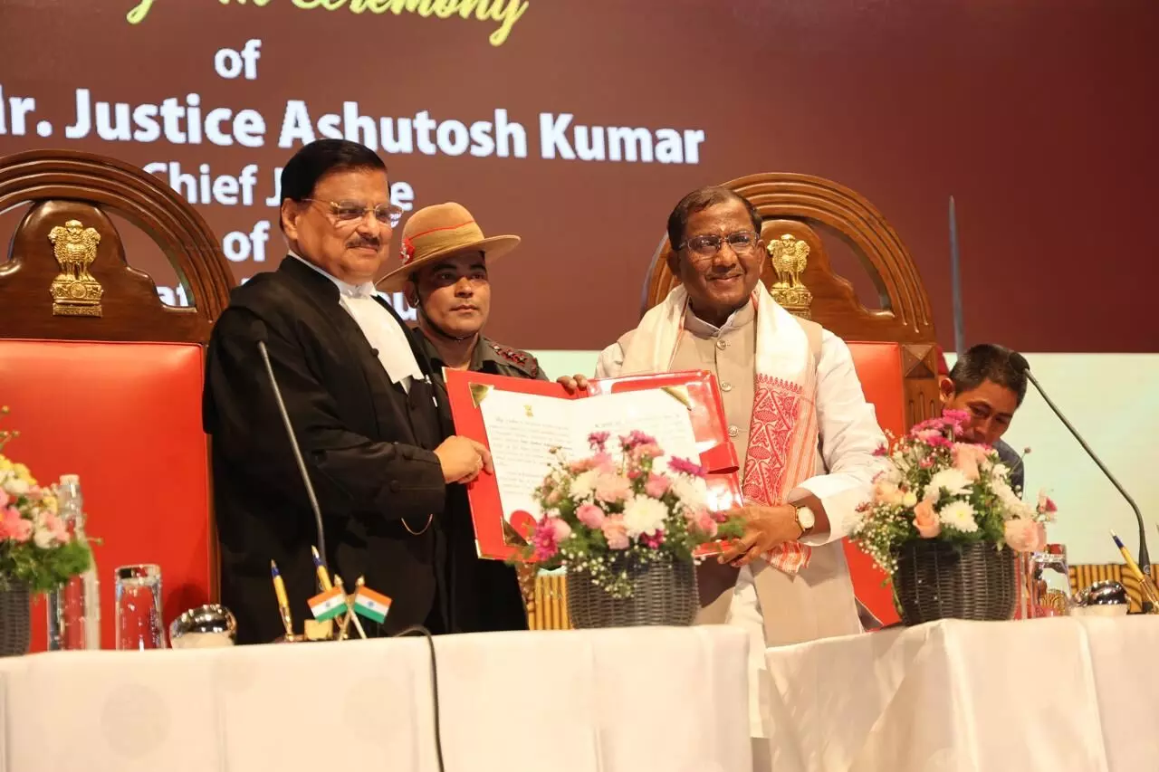 Justice Ashutosh Kumar sworn in as Chief Justice of Gauhati High Court