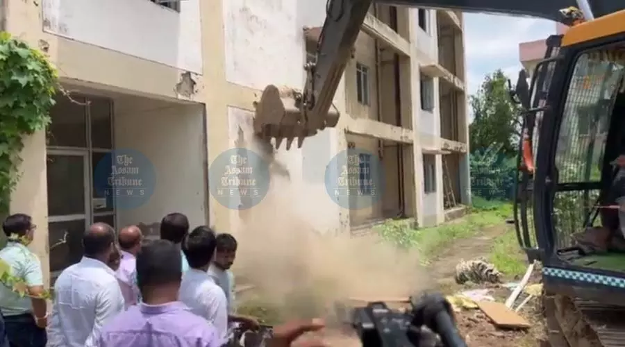 Silsako demolition drive enters new phase: IHM razed, Ginger Hotel likely next