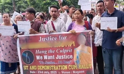 Karbi groups protest teens mysterious death in Nagaon, demand thorough probe