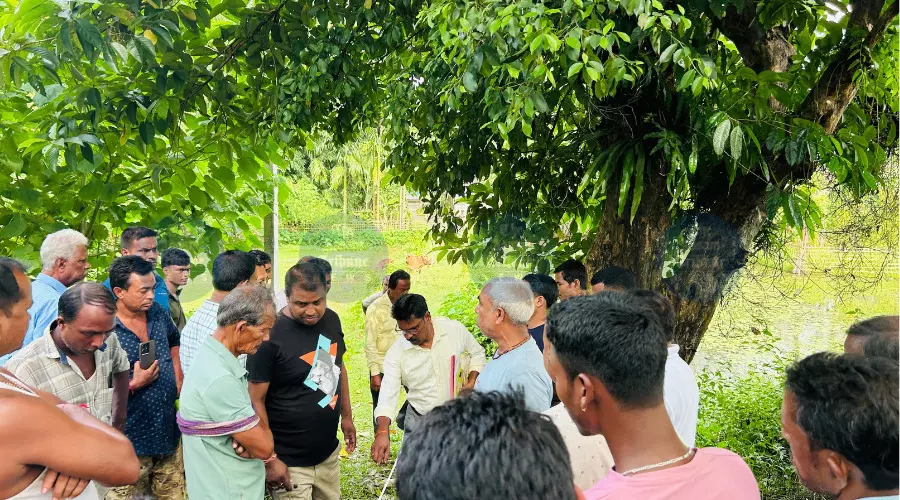 Encroachment of school land sparks outrage in Hailakandi’s Gharmurra area Encroachment of school land sparks outrage in Hailakandi’s Gharmurra area