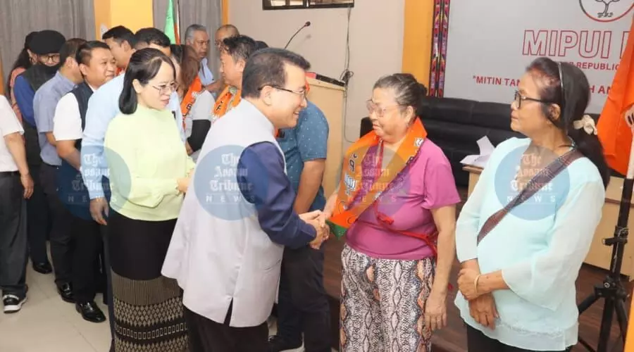 Mizoram BJP welcomes 80 new members, Beichhua highlights party vision Mizoram BJP welcomes 80 new members, Beichhua highlights party vision