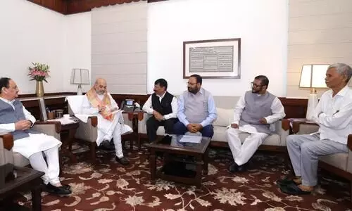 AGP leaders meet Amit Shah, reaffirm commitment to NDA alliance