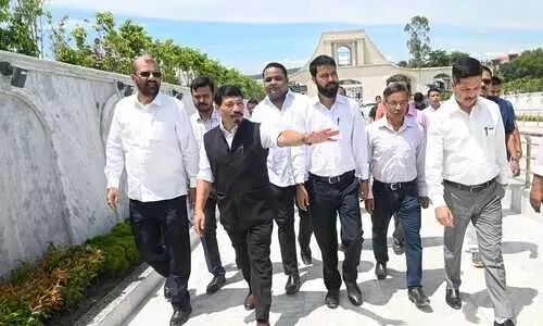 Assam Agitation memorial nears completion; Minister Atul Bora, AASU review site