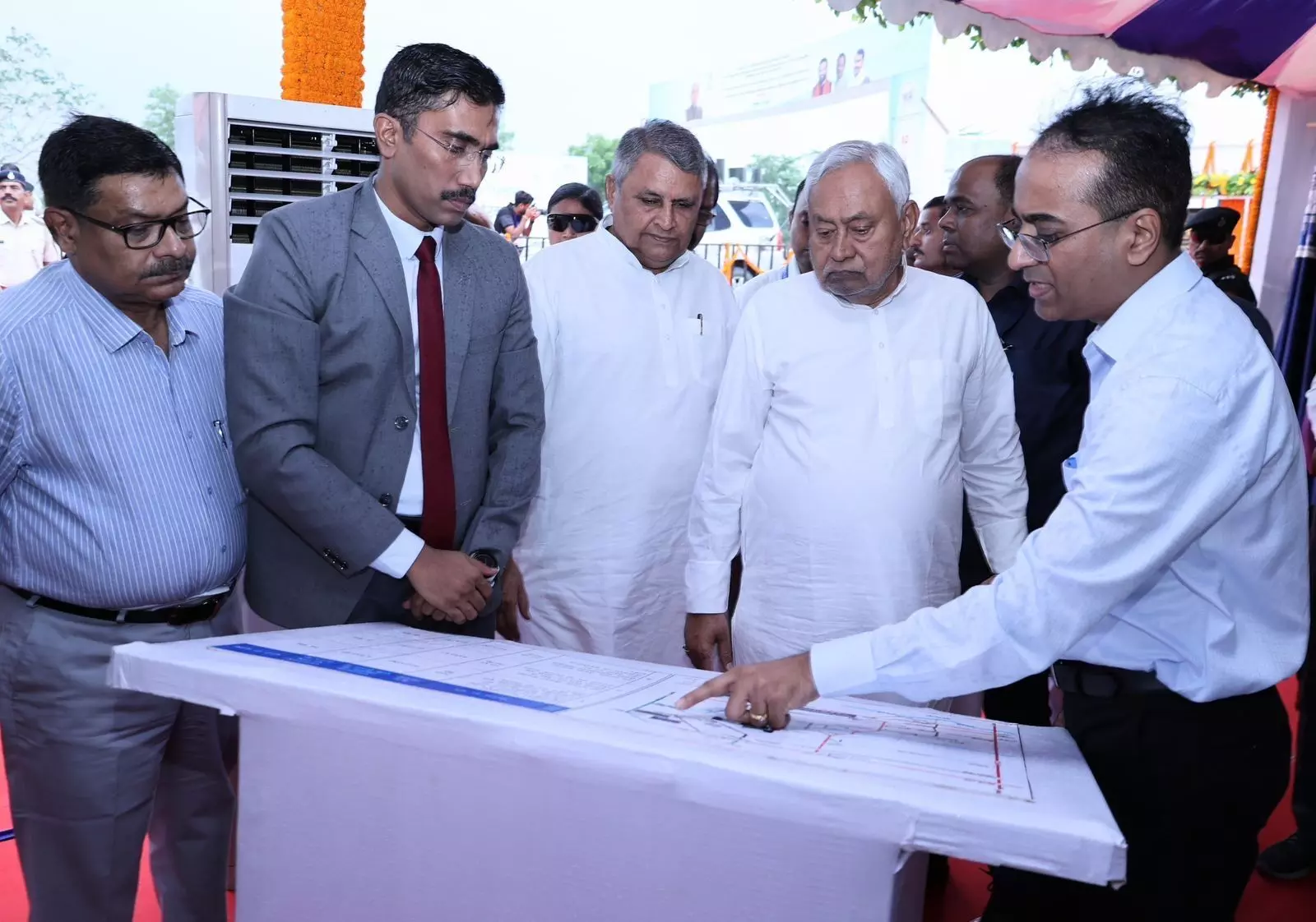 CM Kumar lays the groundwork for development projects in Muzaffarpur worth Rs 570 crore CM Kumar lays the groundwork for development projects in Muzaffarpur worth Rs 570 crore