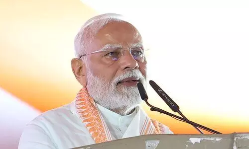 In Varanasi, PM Modi inaugurates and places the foundation stone for projects totaling Rs 2,200 cr