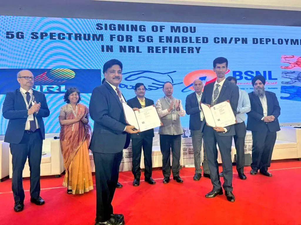 India’s first 5G Captive Network to power Numaligarh Refinery operations India’s first 5G Captive Network to power Numaligarh Refinery operations