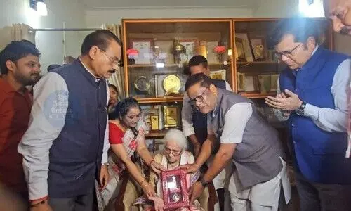 Tezpur’s pride Geeta Upadhyay gets Padma Shri at home from Assam Ministers