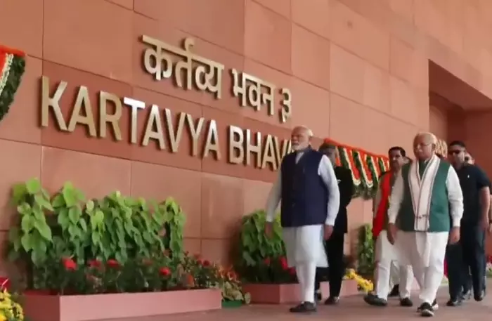 PM Modi inaugurated the state-of-the-art Kartavya Bhavan office complex