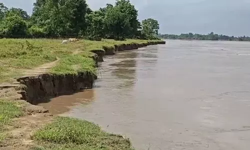 Erosion crisis mounts in Dibrugarh’s Tingkhong, 150 families at risk