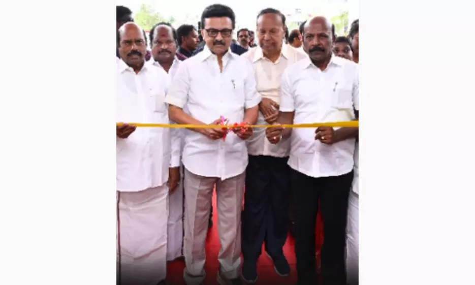 At Tambaram Sanatorium, CM Stalin opens a Rs 115-crore government hospital and gives 20,021 people home plots At Tambaram Sanatorium, CM Stalin opens a Rs 115-crore government hospital and gives 20,021 people home plots
