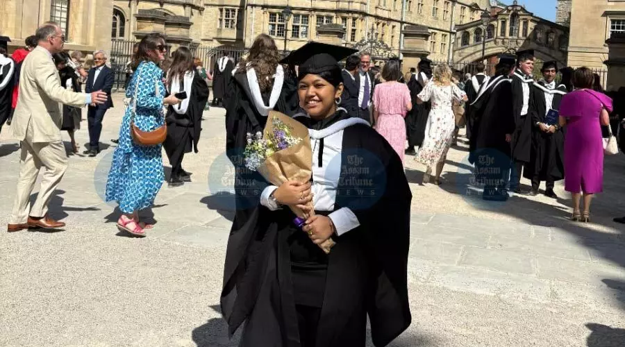 Guwahati girl becomes 1st Assamese to earn Sanskrit & Classical Hindi degree from Oxford Guwahati girl becomes 1st Assamese to earn Sanskrit & Classical Hindi degree from Oxford