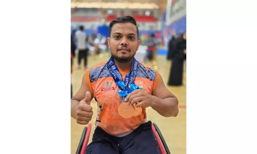 A child as precious as gold has turned to dust: Abu Hubaida, a para-shuttler, surprised everyone