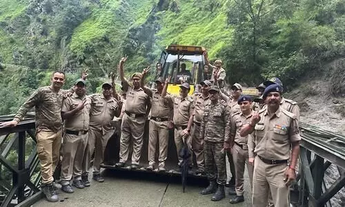 Cloudburst in Uttarkashi: BRO and Army complete constructing the Bailey bridge in Dharali and restore crucial connection