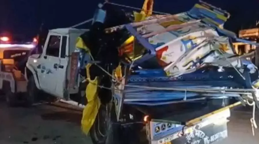 Seven children among 11 killed as pickup crashes into parked truck in Rajasthan Seven children among 11 killed as pickup crashes into parked truck in Rajasthan